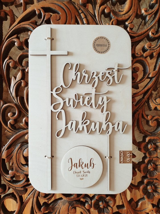 CHRZEST ŚWIĘTY topper personalizowany