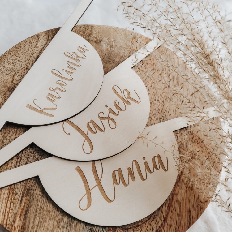 Baza do makramy z imieniem