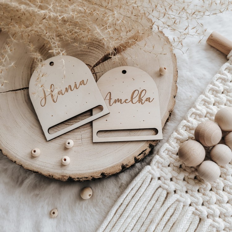 Personalizowana zawieszka do makramy