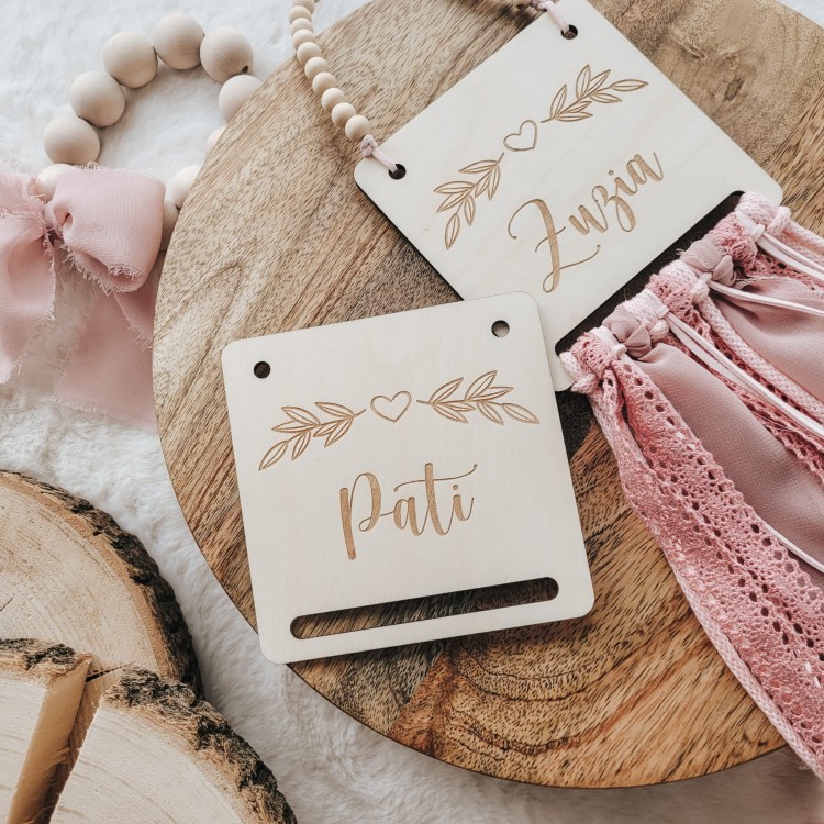 Personalizowana zawieszka do makramy