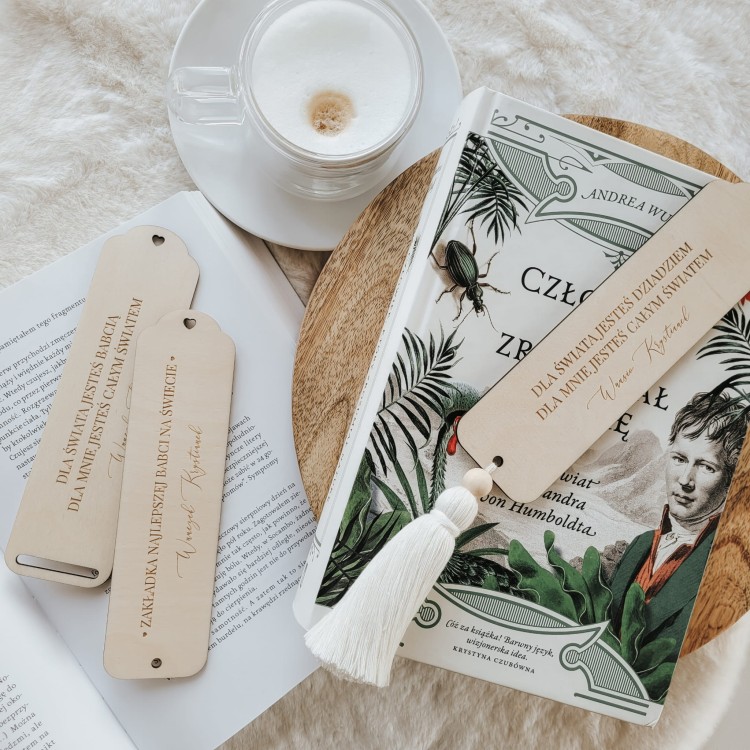 Grawerowana zakładka z dedykacją