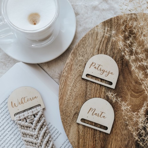 Grawerowana zakładka z imieniem