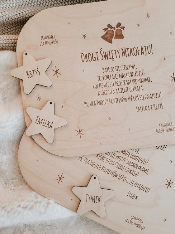 TACA NA SMAKOŁYKI dla Św. Mikołaja i jego reniferów