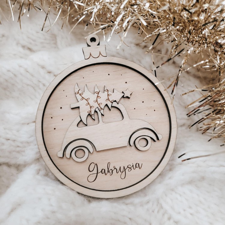 Zawieszka z autkiem 2D