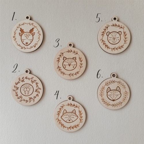 MINI zawieszka, medal ze zwierzątkiem
