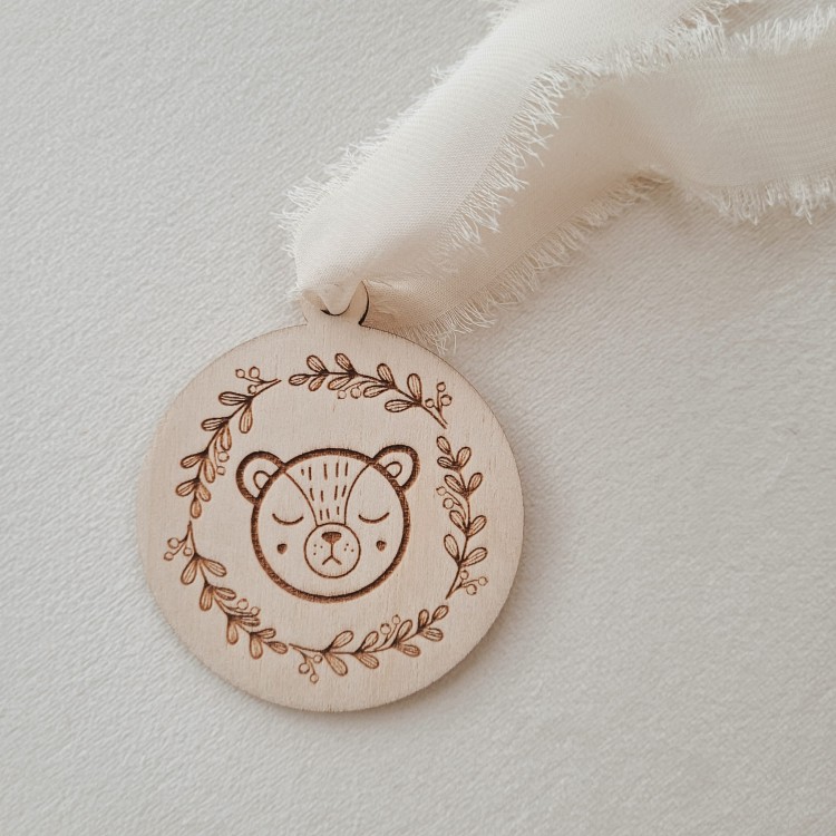 MINI zawieszka, medal ze zwierzątkiem