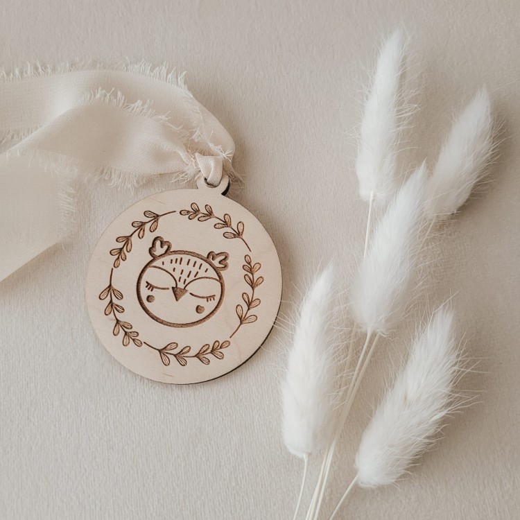 MINI zawieszka, medal ze zwierzątkiem