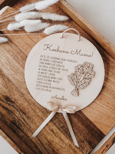 ZAWIESZKA z podziękowaniem dla mamy