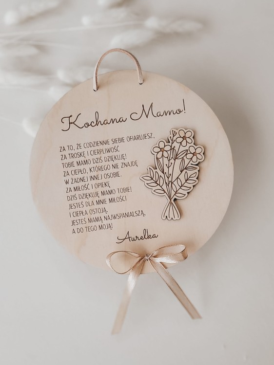 ZAWIESZKA z podziękowaniem dla mamy