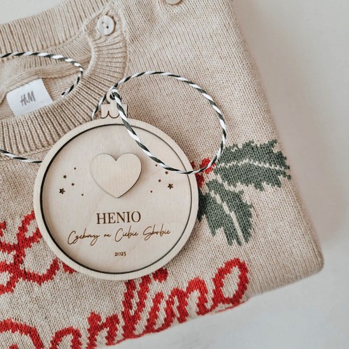 Bombka "Czekamy na Ciebie"