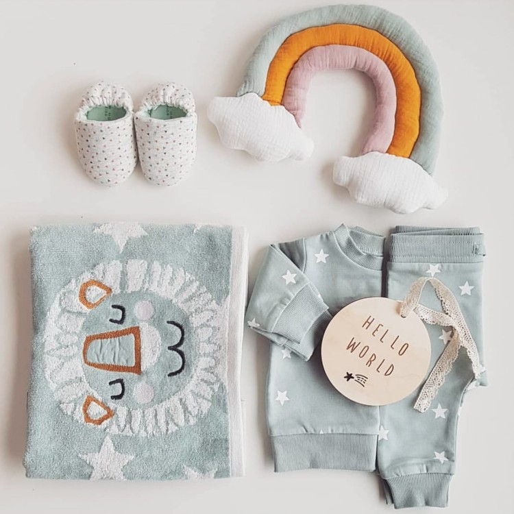 HELLO WORLD plakietka do zdjęć z gwiazdką