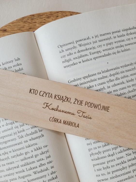 ZAKŁADKA z personalizowaną dedykacją