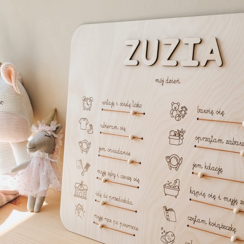 Planer dnia dla przedszkolaka