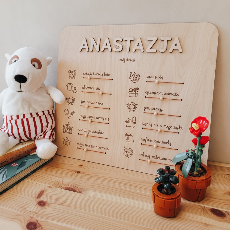 Planer dnia dla przedszkolaka