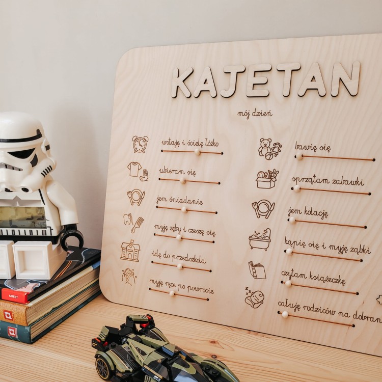 Planer dnia dla przedszkolaka