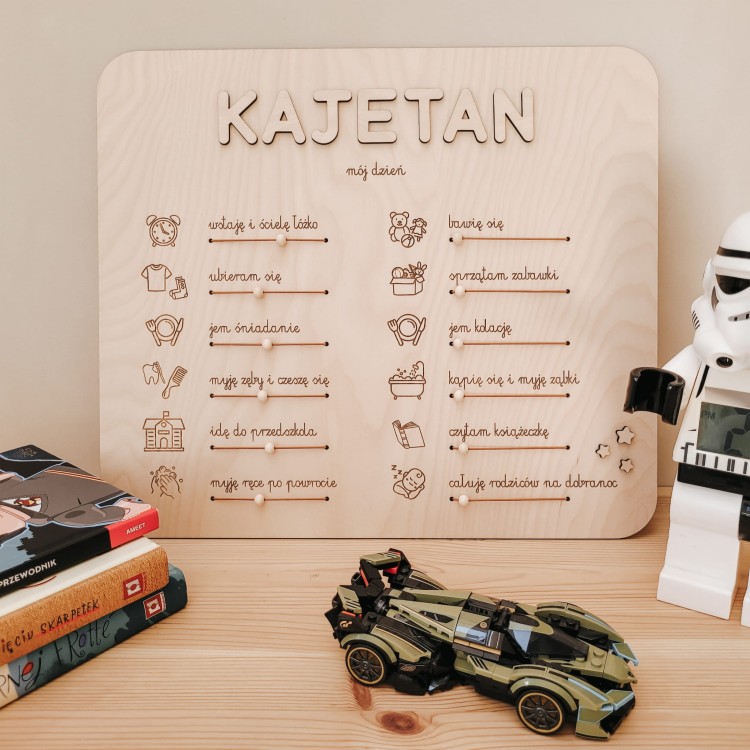 Planer dnia dla przedszkolaka