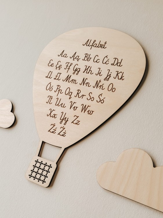 Zestaw dwóch balonów ALFABET i CYFRY