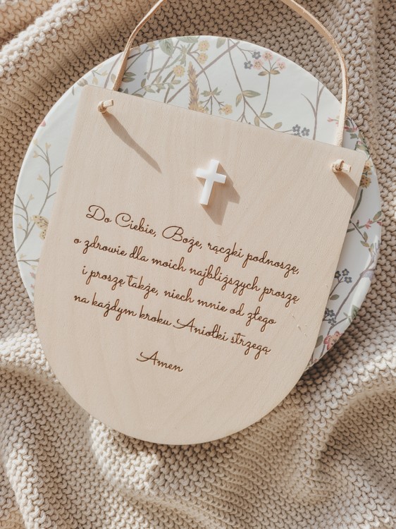 Zawieszka z modlitwą