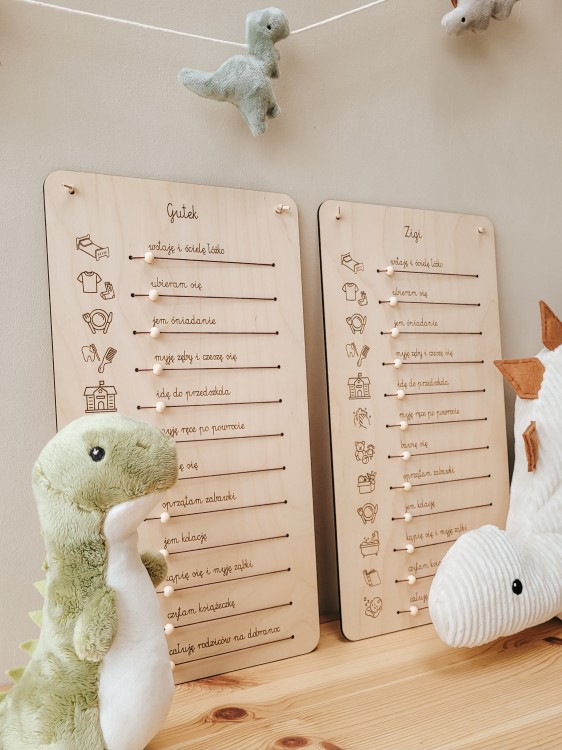 Mały planer dnia dla przedszkolaka