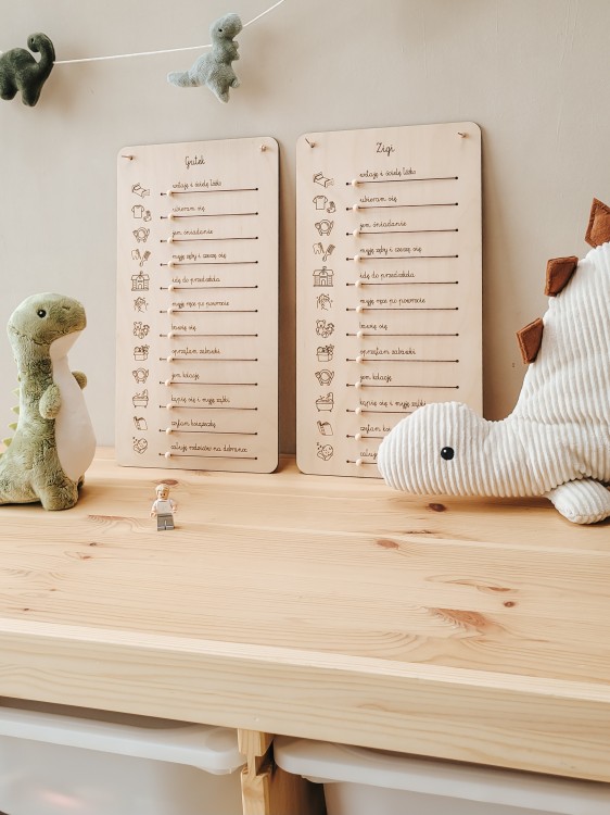 Mały planer dnia dla przedszkolaka