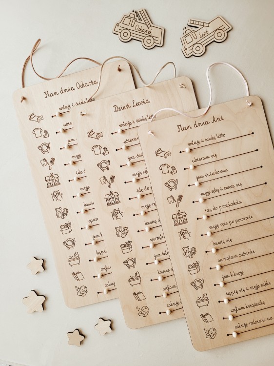 Mały planer dnia dla przedszkolaka