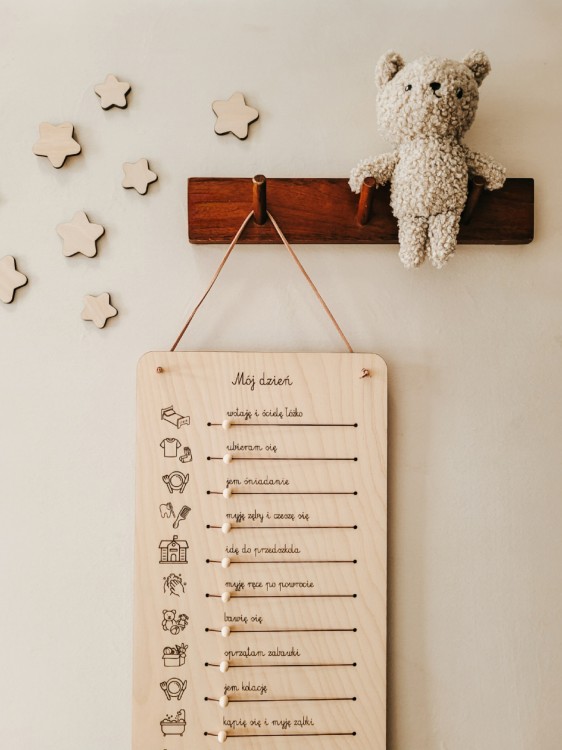 Mały planer dnia dla przedszkolaka