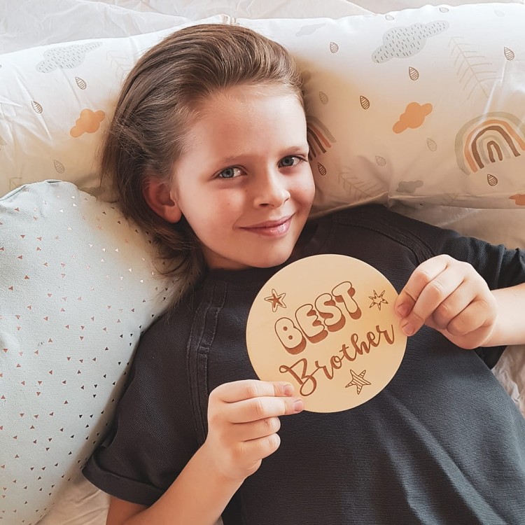 BEST BROTHER plakietka do zdjęć