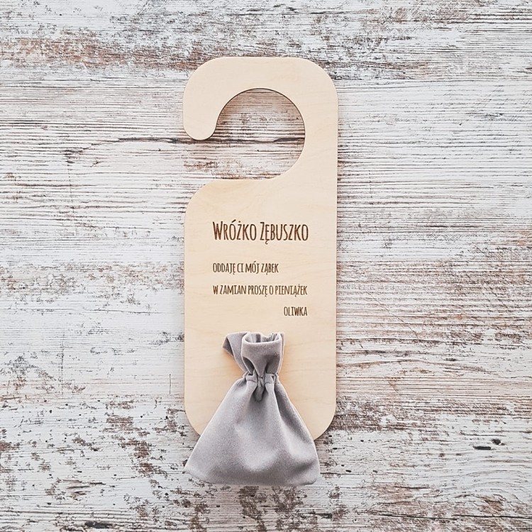 WRÓŻKA ZĘBUSZKA zawieszka na drzwi