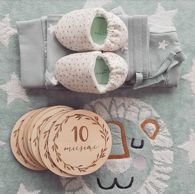 PIERWSZY ROCZEK plakietkI do zdjęć LISTKI