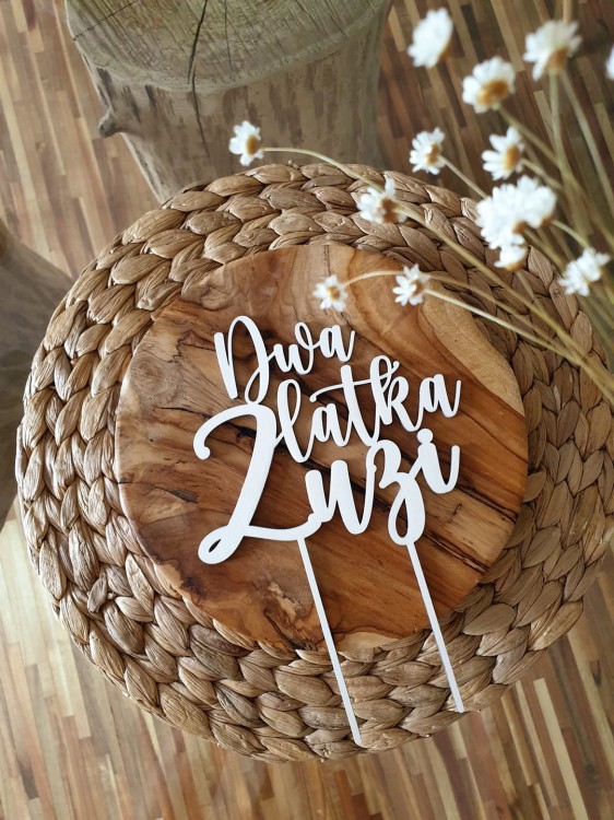 URODZINOWY PERSONALIZOWANY topper dla najmłodszych