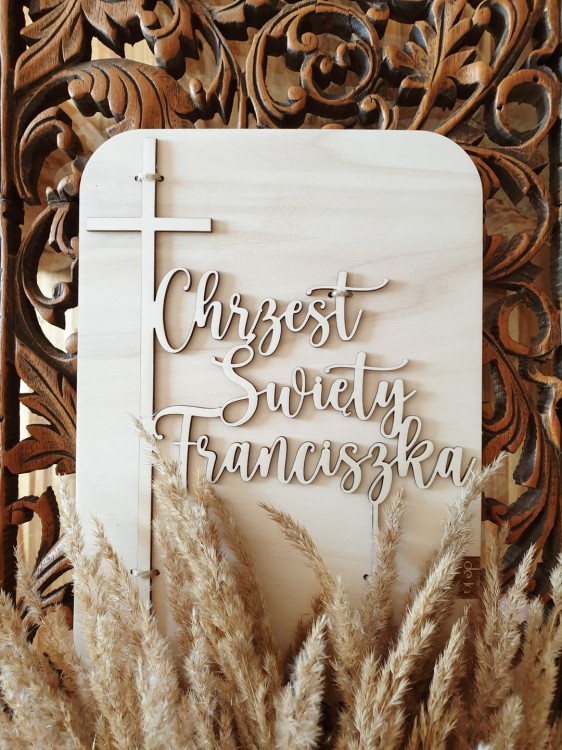 CHRZEST ŚWIĘTY topper personalizowany