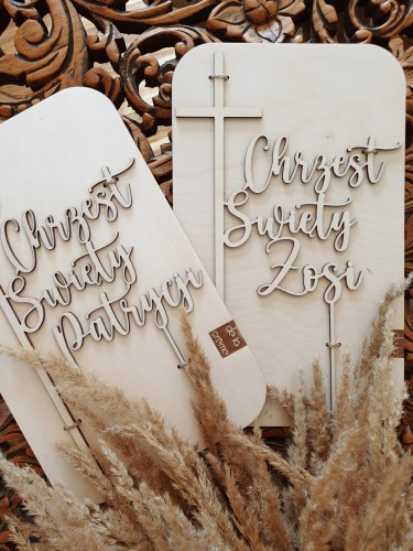 CHRZEST ŚWIĘTY topper personalizowany
