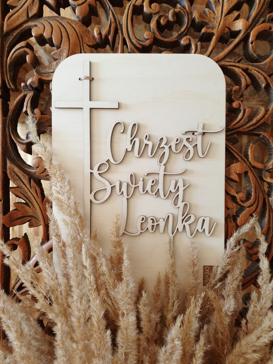 CHRZEST ŚWIĘTY topper personalizowany