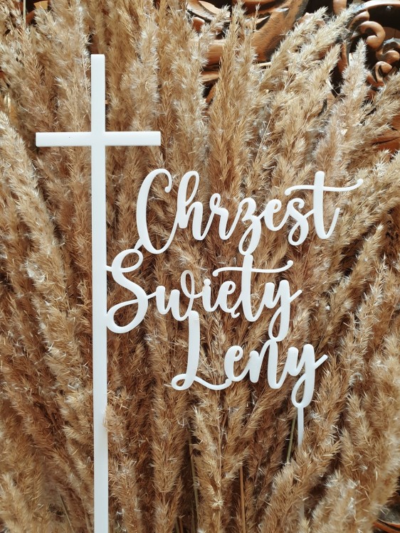 CHRZEST ŚWIĘTY topper personalizowany