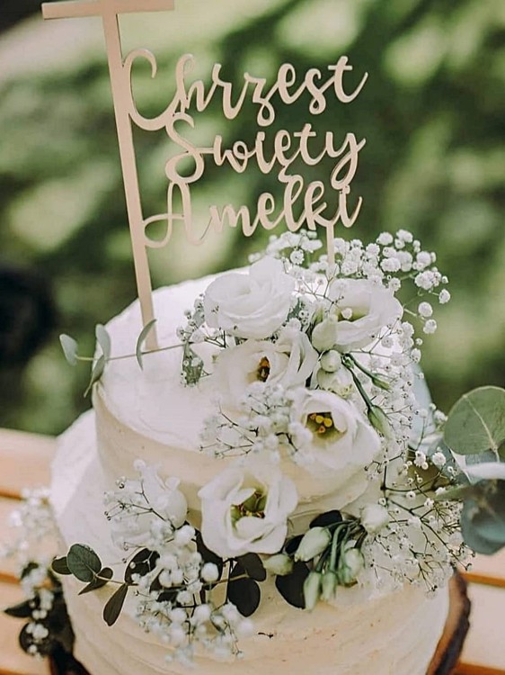 CHRZEST ŚWIĘTY topper personalizowany